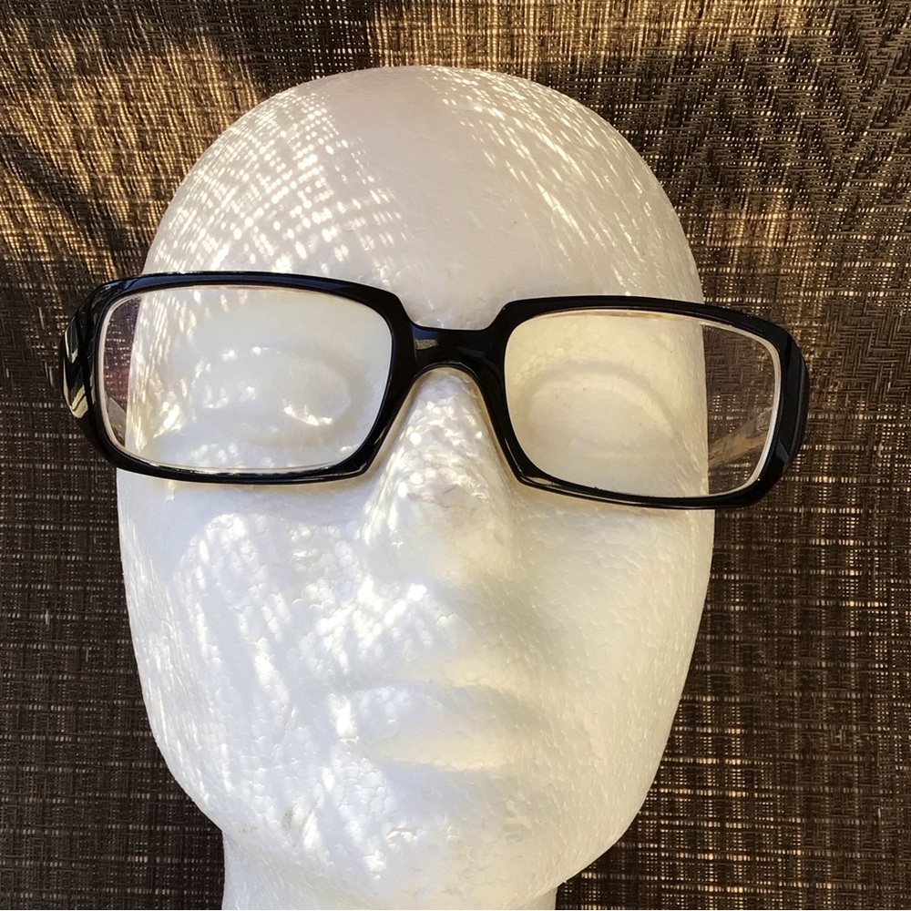 Romarin Black/Tan Rectangle Eyeglasses Frames